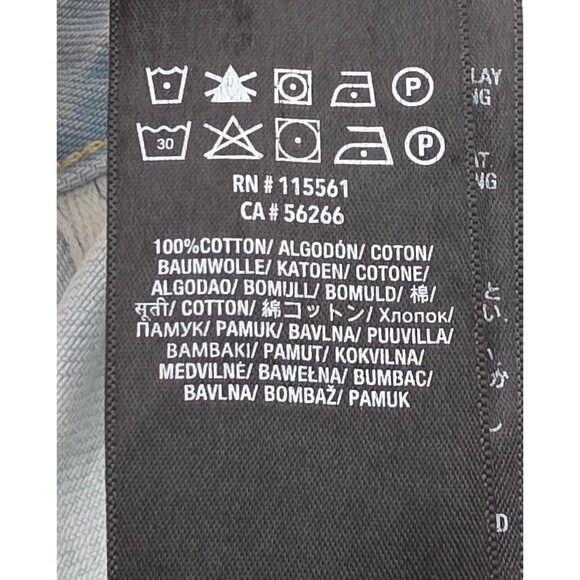 Women's - 7 For All Mankind Low Straight Leg Jeans, Size 25 - Picture 7 of 9